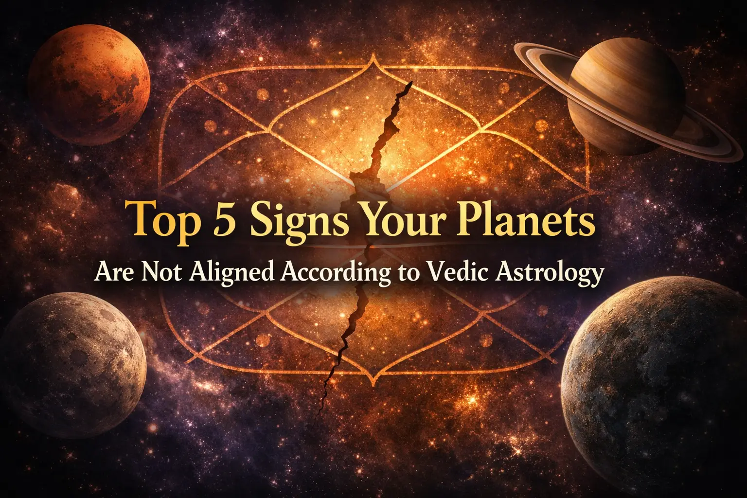 Top 5 Signs Your Planets Are Not Aligned According to Vedic Astrology